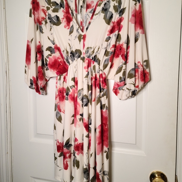 White Birch Gorgeous Floral Dress - Picture 3 of 7